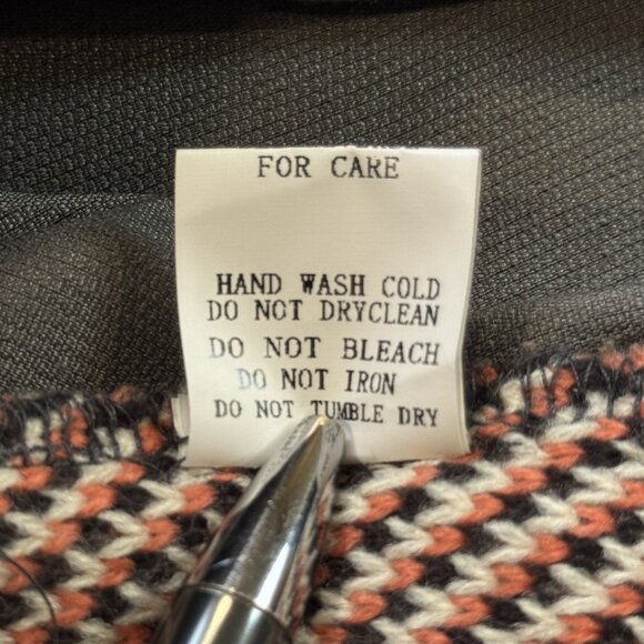 Davi & Dani Womens Size M Gray Jacket Southwestern Aztec Corduroy Boho Shacket - Picture 16 of 16